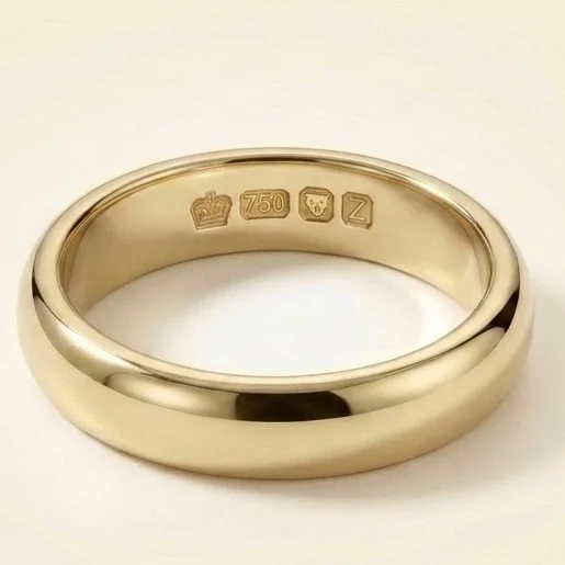 D Shape — White Gold